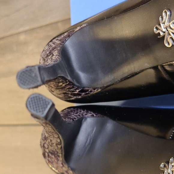 Simply Vera Vera Wang Melrose Heels w/Faux Snakeskin Platform SZ 6.5 NWT - Picture 10 of 13